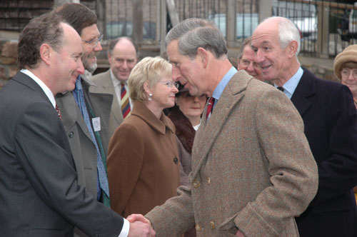 HRH royal visit makes the news!